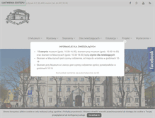 Tablet Screenshot of muzeumlowicz.pl